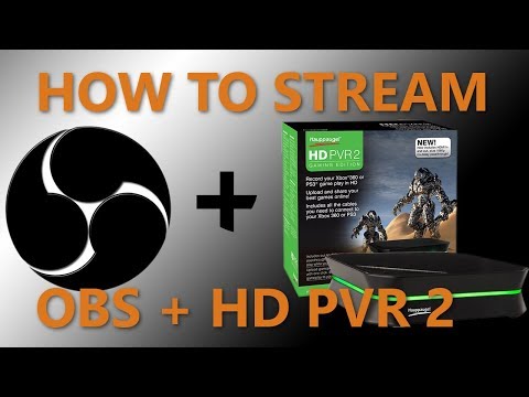 How To Setup The Hauppauge HD PVR 2 Gaming Edition in OBS - UPDATED FOR 2019