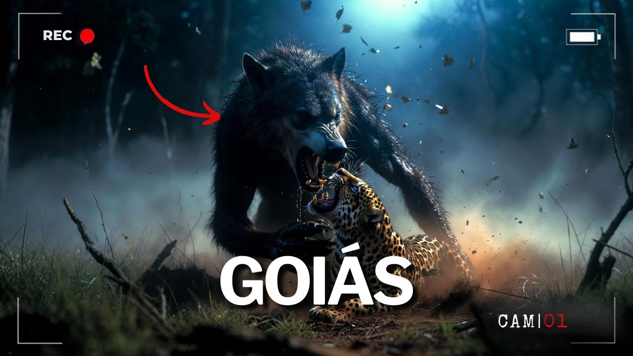 ATAQUE DE LOBISOMEM EM GOIÁS - A NOITE EM QUE O LOBISOMEM ENFRENTOU UMA ONÇA NA MINHA FRENTE