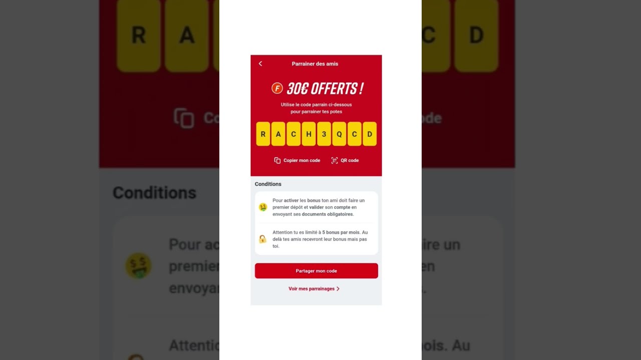 Code promo betclic 30€ 🦾