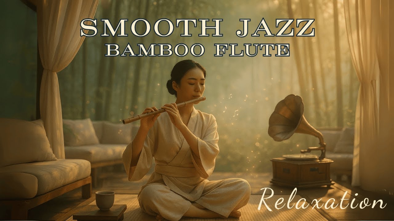 Relaxing Bamboo Flute Smooth Jazz - Calm Lounge, Bossa Nova & Chill Instrumental Music
