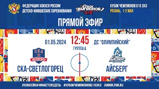 Кубок Чемпионов U16 3х3. СКА-Светлогорец – Айсберг | 01.05.2024, 12:45 МСК