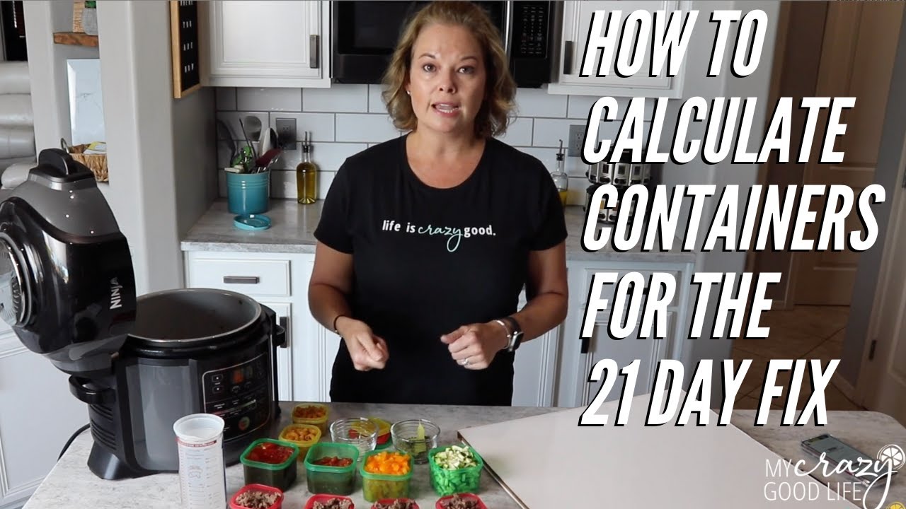 Free 21 Day Fix Containers Calculator & Sizes