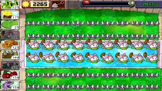 Plants vs Zombies - eighteen Cattails vs All Zombies || pool Last Stand - 5 Flags completed. #380 screenshot 5