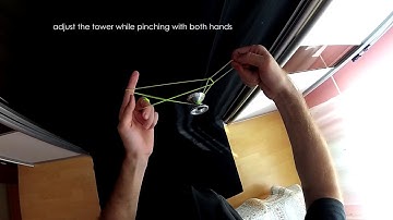 Left handed: Wrist mount slack to tower yoyo trick tutorial