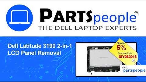 Dell Latitude 3190 2-in-1 (P26T003) LCD Panel Replacement Video Tutorial