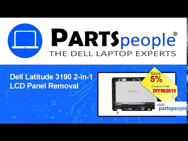 Dell Latitude 3190 2-in-1 (P26T003) LCD Panel Replacement Video Tutorial -  escueladeparteras