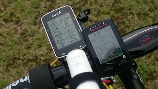 検証動画◆GARMIN 520 の斜度勾配表示不良　CATEYEと直接比較　ロードバイク