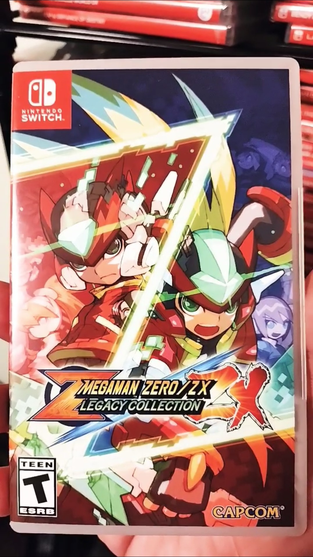 Mega Man Zero/ZX Legacy Collection Nintendo Switch dock mode
