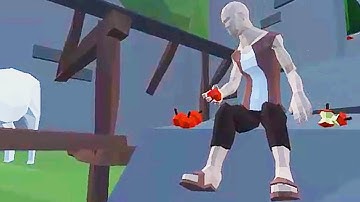 Low Poly Character Idle Animation Timelapse (Blender + Unity)