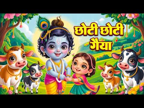 छोटी छोटी गैया छोटे छोटे ग्वाल। Choti Choti Gaiya Chote Chote Gwal। #kanha #krishna #krishnabhajan