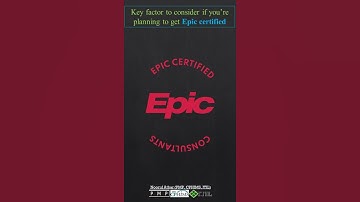 Key factor to consider if you’re planning to get Epic certified | EPIC | Healthcare System |