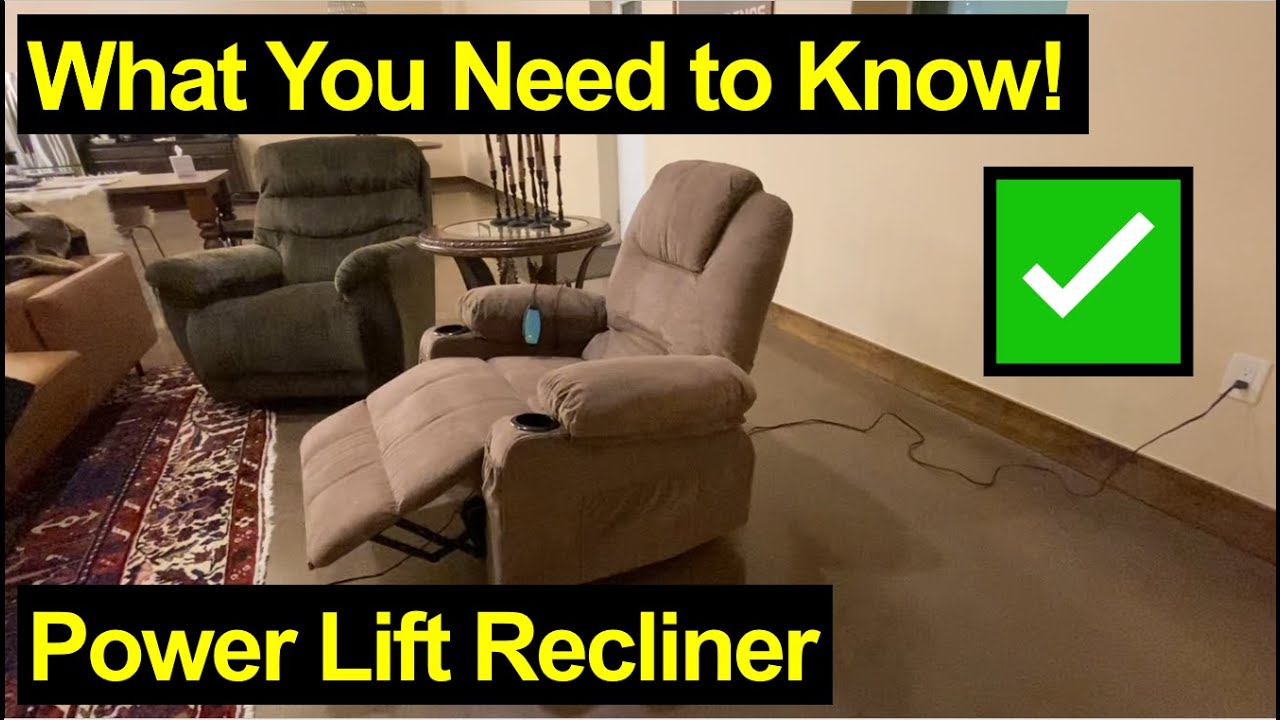 Weture Recliner Chair with Heat, Massage, and Power Lift!