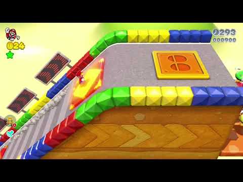 WORLD 3-6 <strong>Mount</strong> Must Dash Green Stars &amp;amp; Stamp - Super Mario 3D World