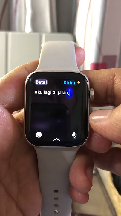 Berbalas pesan Whatsapp Dengan Apple Watch￼ #applewatchse