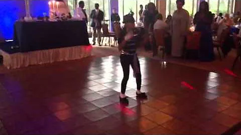 Destiny dancing to Michael Jackson