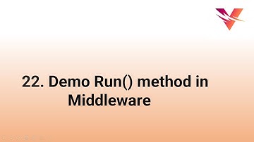 Demo Run() method in Middleware | ASP.NET Core Web API Tutorial