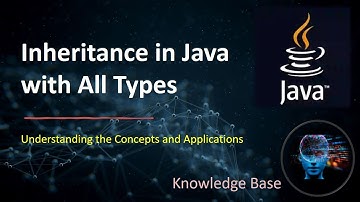 Inheritance in Java | All Types with Practical Examples  #java #inheritance @knowledgebase2612