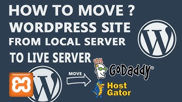 how to move WordPress site  from local to live server hosting [hindi]