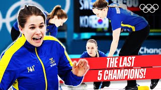 Women's Curling 🥌 Last 5 Champions!🥇