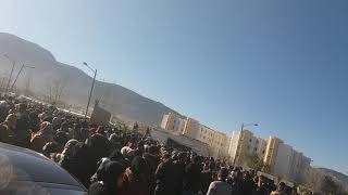 طلبة  جامعة باتنة 2 مصطفي بن بولعيد فيسديس غاضبون مسير سلمية