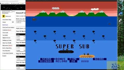 Seawolf 2 Atari 800 EMU 27300