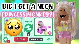 DID I GET A NEON PRINCESS MONKEY?!🥺💕So Many Megas!🐢#adoptmeroblox #preppyadoptme #preppyroblox