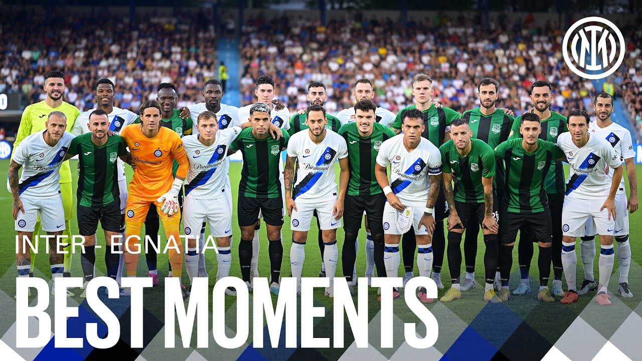 INTER 4-2 EGNATIA | BEST MOMENTS | PITCHSIDE HIGHLIGHTS 📹⚫🔵 - YouTube