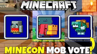 Minecraft 1.20 Mob Vote! Sniffer, Rascal, Tuff Golem! Minecon Mob Vote 2022 News