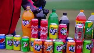 fanta_coca cola_Sprite_pepsi_Mirinda_Schweppes and many other sodas vs mentos underground