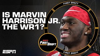 Who is the true WR1 in this year's NFL Draft?! | First Draft