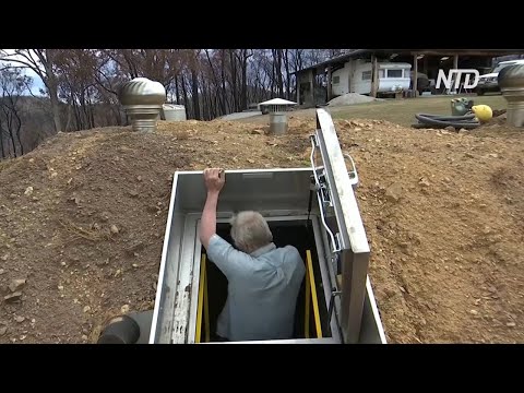 Австралийские фермеры спаслись от лесного пожара в бункере