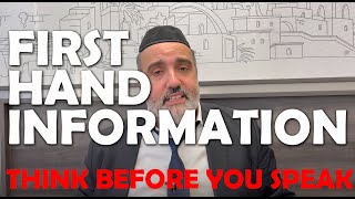 First Hand Information - Shemirat Halashon Part 14 - Rabbi Duvi But It S True Shemirat Halashon Part 1 Rabbi Duvi