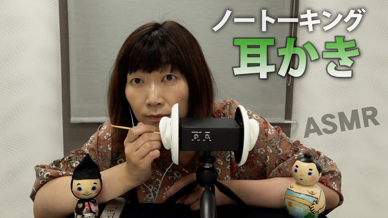 【ASMR】もくもくとノートーキングで耳かき🤫👂