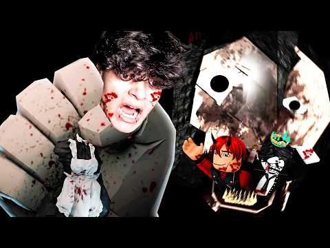 5 idiots trying to survive in this DISTURBING Roblox GAME