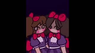 @SofiagamerTV281 & ​@Owltoria  AS TWIN DOLLS  #clovertober #gachaclub #gachalife #animation