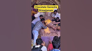 Chocolate Ganesha nimajjanam in Vizag #vizag #visakhapatnam #ganesha #god #hinduism #vizagforever