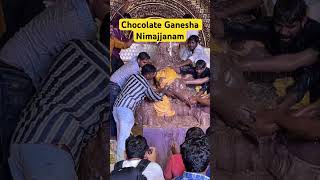 Chocolate Ganesha nimajjanam in Vizag #vizag #visakhapatnam #ganesha #god #hinduism #vizagforever screenshot 4