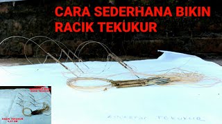 TUTORIAL SEDERHANA BIKIN RACIK || JERAT TEKUKUR,PERKUTUT DIJAMIN LANGSUNG BISA @ROCKSTARTEKUKUR9090
