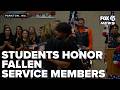 Maryland high school students honor fallen service members at Memorial Day ceremony