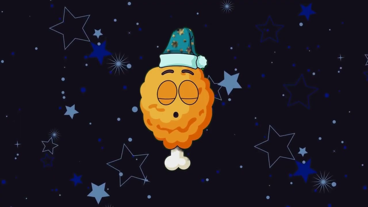 Sleeping Crispy Chicken 🍗 | Calm Sleep Music for Babies & Kids