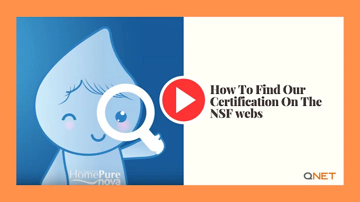 Tutorial: How To Find Our Certification On The NSF website! - DayDayNews