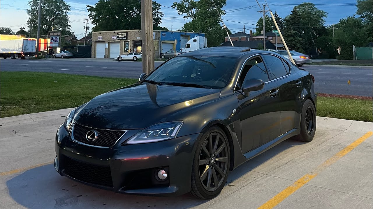 Lexus IsF vs C6 corvette ( LS3 )