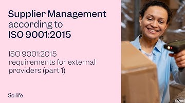 Supplier management according to ISO 9001:2015