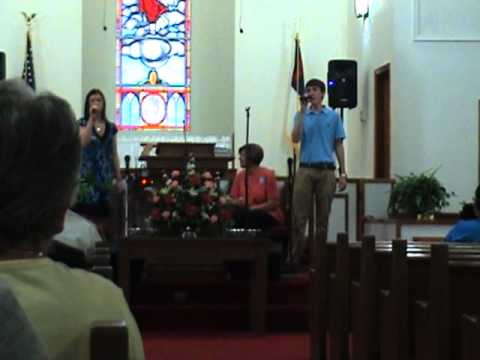 Josh Avant and Becky Morehead sing Glorious Day