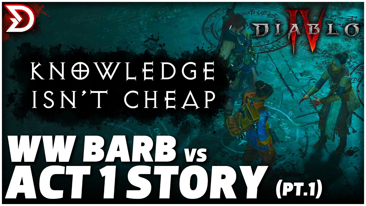 Level 15 WW Barbarian vs Act 1 (pt1) | Diablo 4 Early Access Beta - YouTube