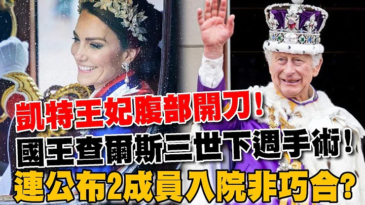 凯特王妃腹部开刀！查尔斯下周手术 英王室连公布2成员入院非巧合？ BBC曝：凯特病情严重 回顾英国皇室70岁最老国王与千亿王孙 凯特王妃X台湾设计师大解密!【T观点精选】 - 天天要闻