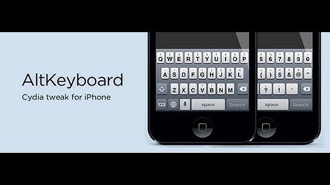 AltKeyboard Cydia Tweak: Faster Way to Type on The iPhone