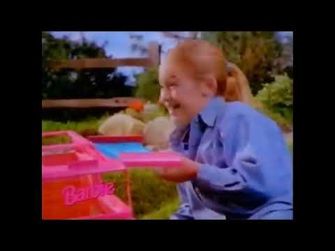 Barbie  | commercial horse trailer | UK version 1994 |