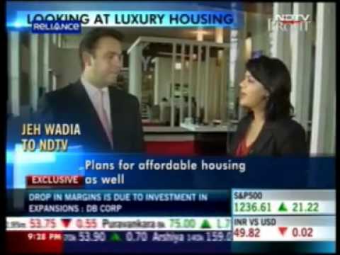 NDTV Profit – Mr. Jeh Wadia MD, Bombay Realty