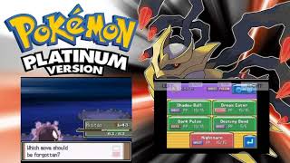 Pokémon Platinum - Gastly evolving into Haunter